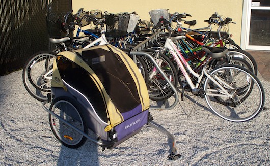 Rent a bicycle trailer in Naples Florida