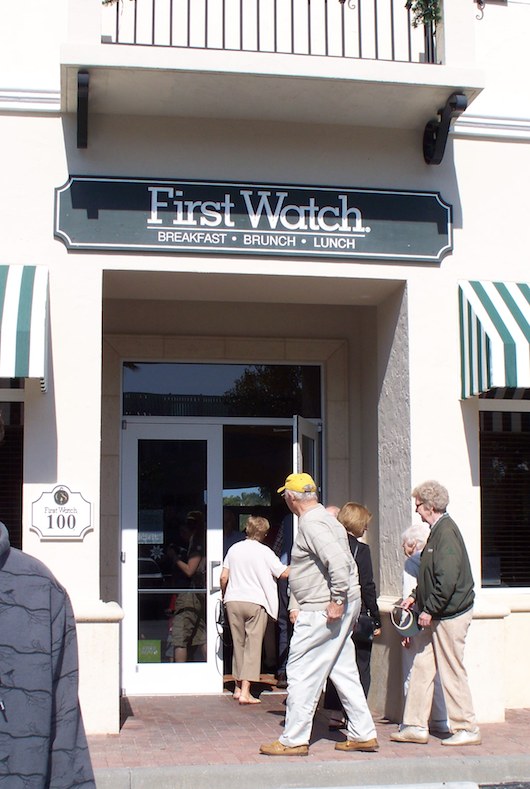 First Watch in Downtown Naples Florida