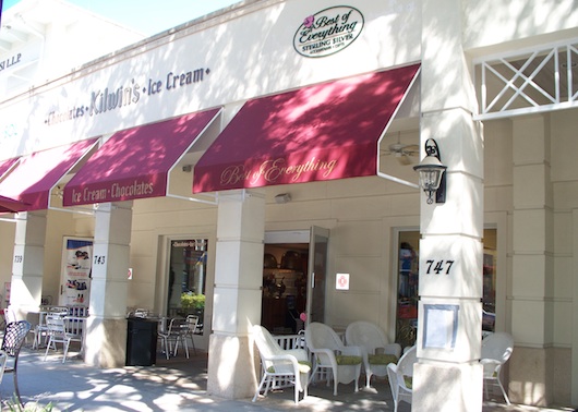 Kilwin's Chocolate and Ice Cream on Fifth Avenue South in Naples Florida
