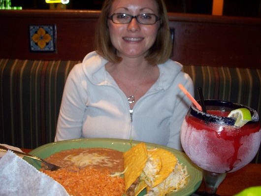 Happy Andrea at Mr Tequila Mexican Restaurant in Naples