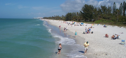 Naples Florida Beaches from the Fishing Pier