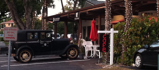 Neighborhood Cafe - You'll See The Antique Car Outside - Naples Florida