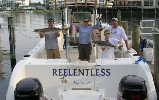Offshore fishing in Naples Florida onboard Reelentless with Capt Dave Ramsey
