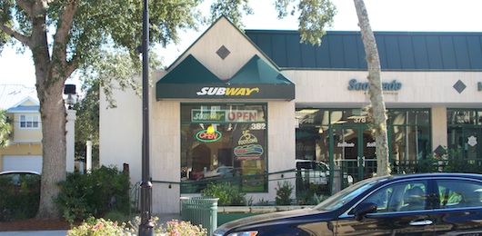 Subway on Fifth Ave in Naples