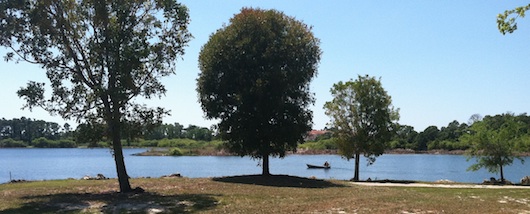Boating in Lake Avalon at Sugden Park