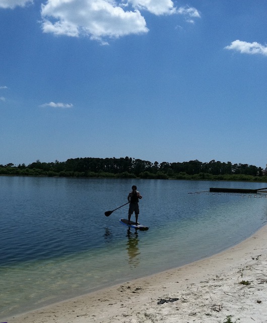 Stand Up Paddleboarding at Sugden Park