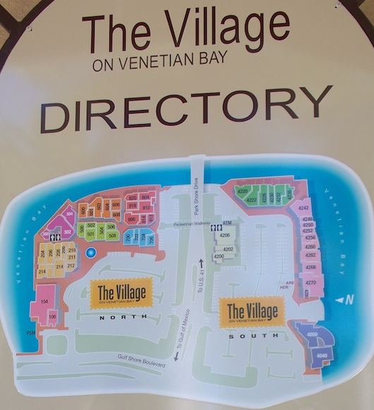 The Village at Venetian Bay Map and Directory