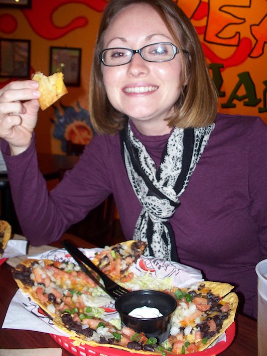 Tostadas at Tijuana Flats in Naples make Andrea HAPPY!