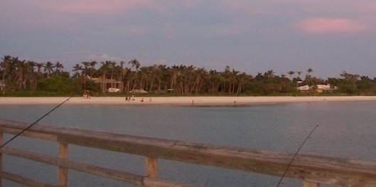 After sunset in Naples Florida