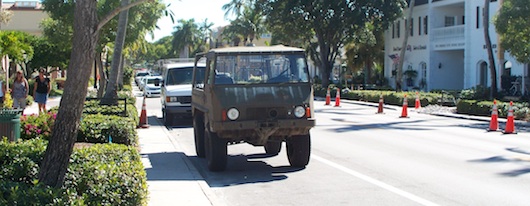 Old Army Vehicle in Naples