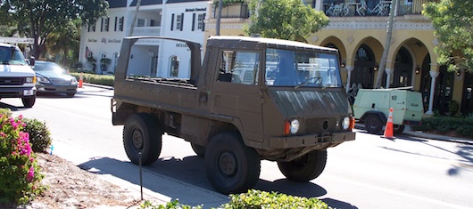 Cool Army Vehicle in Naples