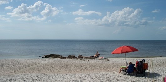 Gulf Shore Beach in the Summer