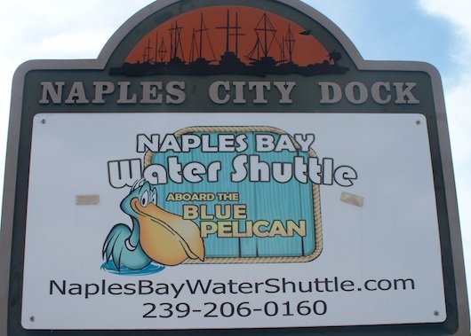 Naples Bay Water Shuttle - Blue Pelican
