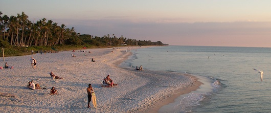 On The Beach in Naples Florida