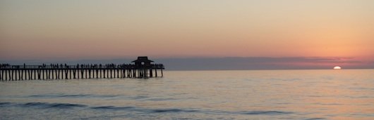 The Naples Fishing Pier at Sunset