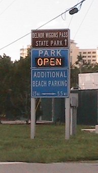 Delnor Wiggins State Park Beach in Naples Florida - Open